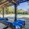a covered swimming pool