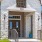 a house with a stone front porch
